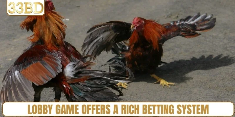 Lobby game offers a rich betting system