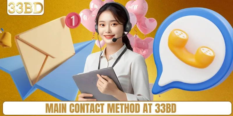 Main contact method at 33BD
