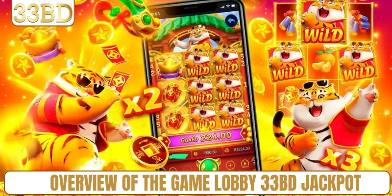 Overview of the game lobby 33BD Jackpot