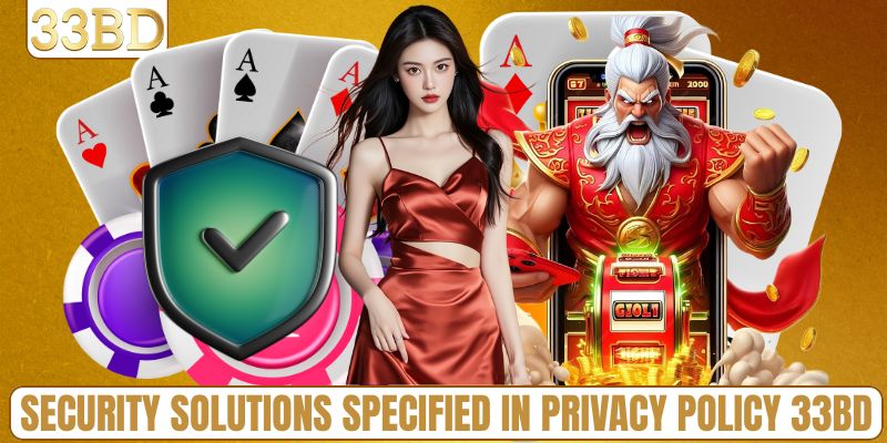 Security solutions specified in security privacy policy 33BD