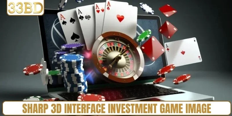 Sharp 3D interface investment game image