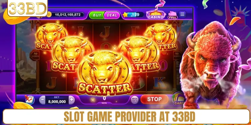 Slot game provider at 33BD