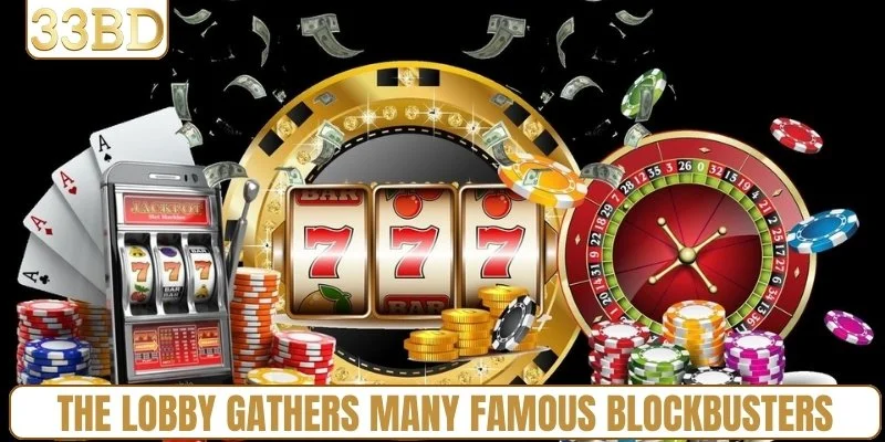 The lobby gathers many famous blockbusters