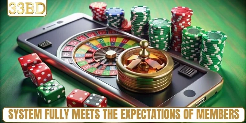 The system fully meets the expectations of members